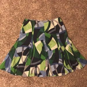 GOING-GONE SALE Cato’s Navy/green skirt